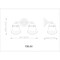 Z-Lite Vaughn Vanity, 2-Light, 7.75 In.W x 15.5 In.L x 9.5 In.H, Luxe Gold/Matte Opal 735-2V-LG - alternate 7